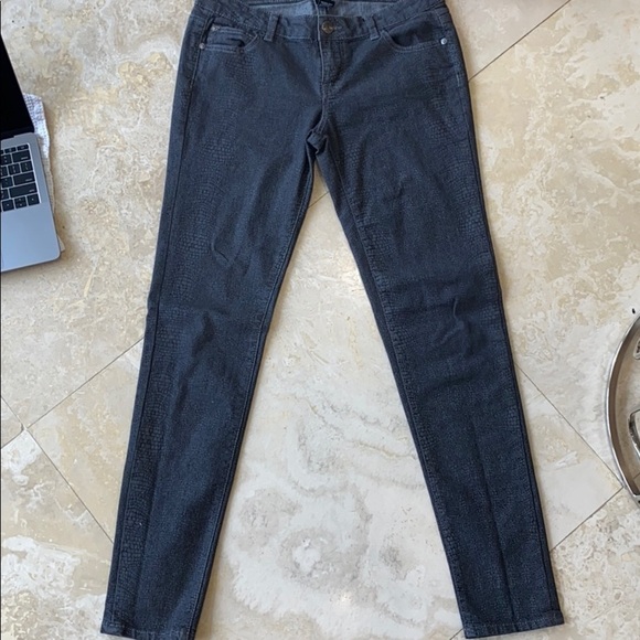 3 for $12 Snake Skin Print Skinny Denim Jean Pants - Picture 5 of 8